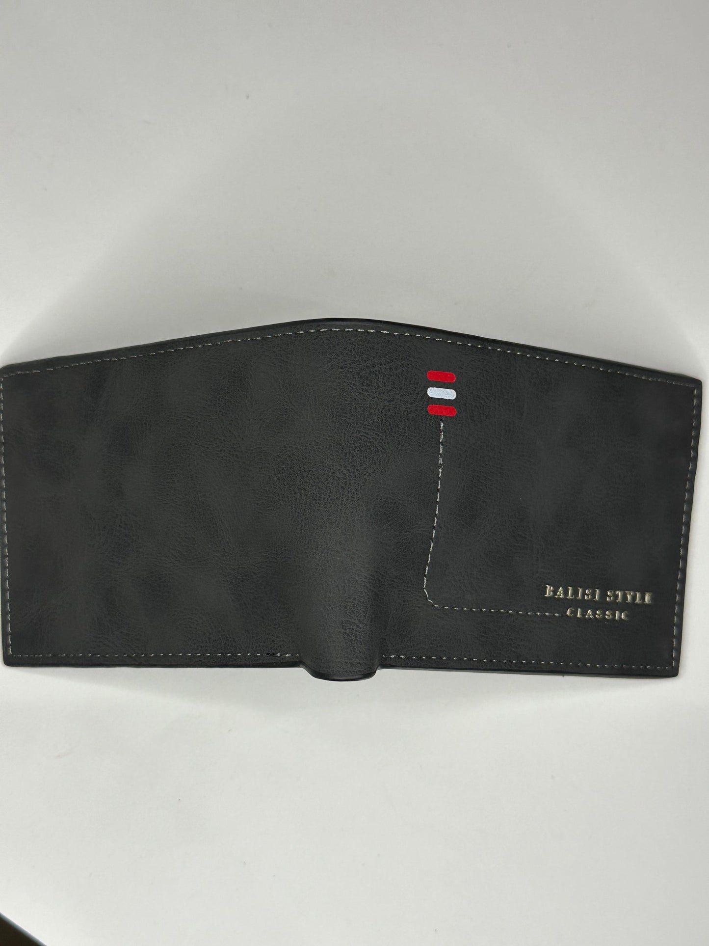 BALISI STYLE Original Leather Wallet Black & Gray