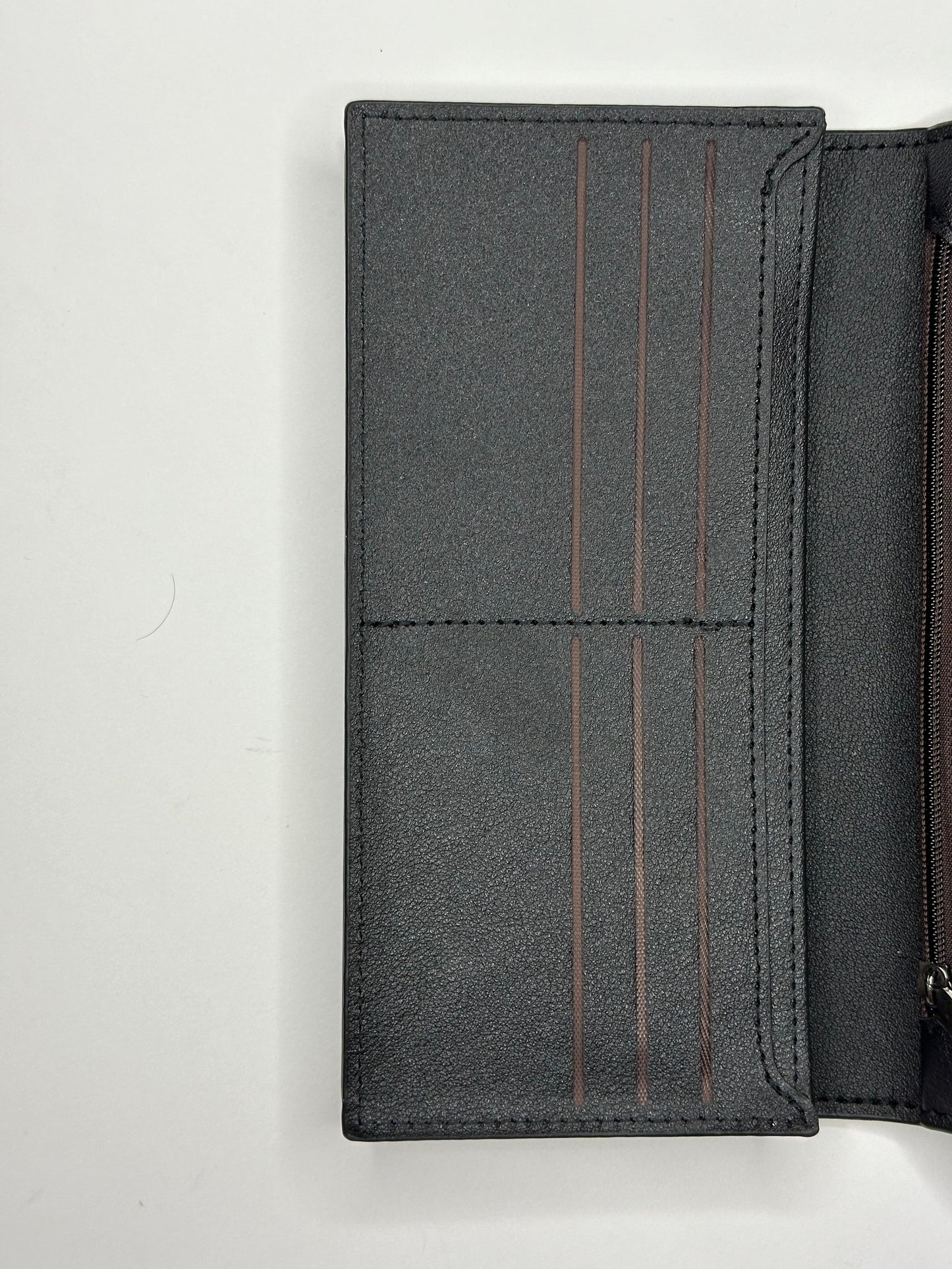BALISI Orignal Leather Long Wallet Black