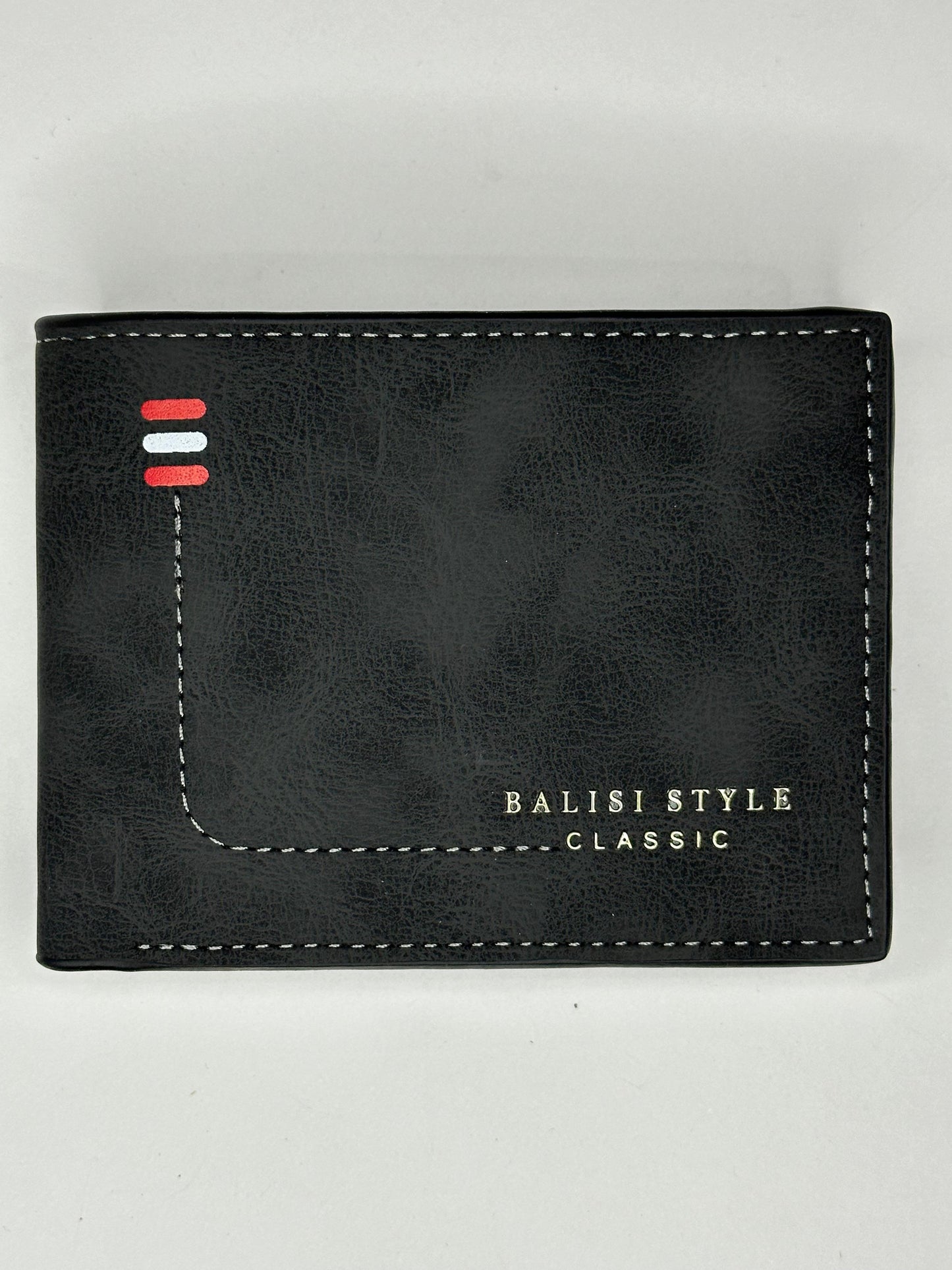 BALISI STYLE Original Leather Wallet Black & Gray