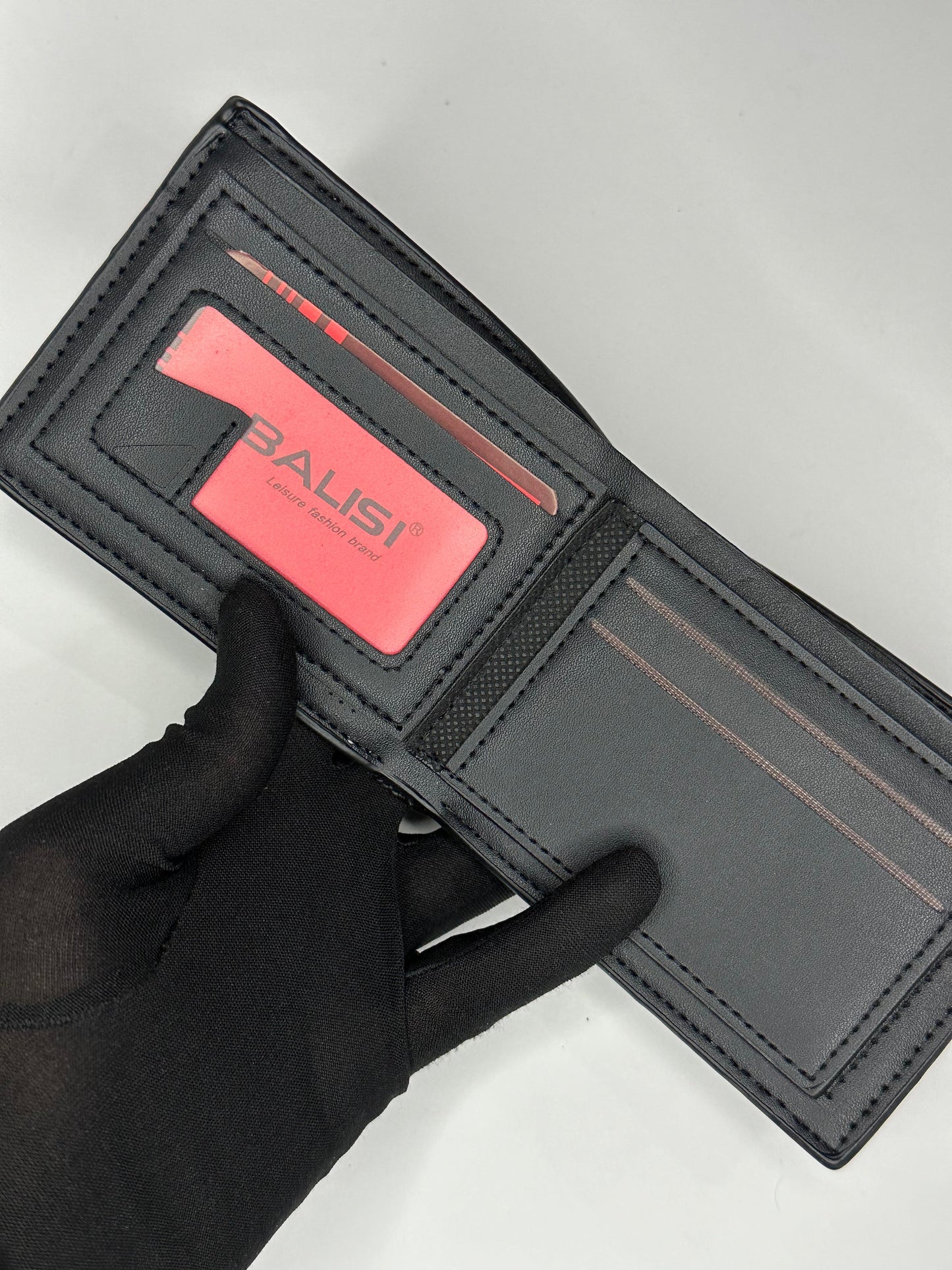 BALISI STYLE Original Leather Wallet Black & Gray