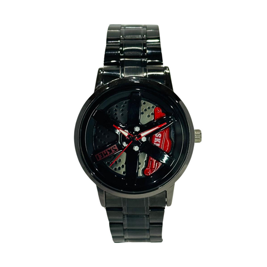 Alloy Wheel Men's Watch