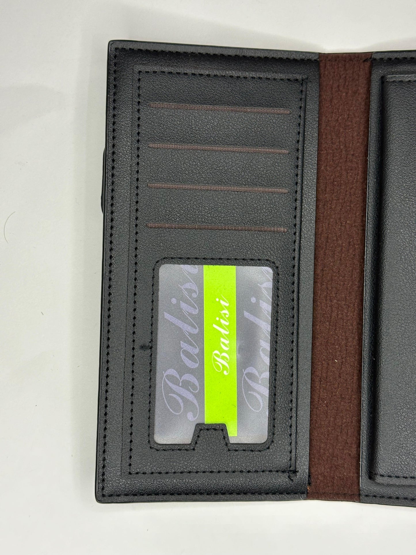 BALISI Orignal Leather Long Wallet Black