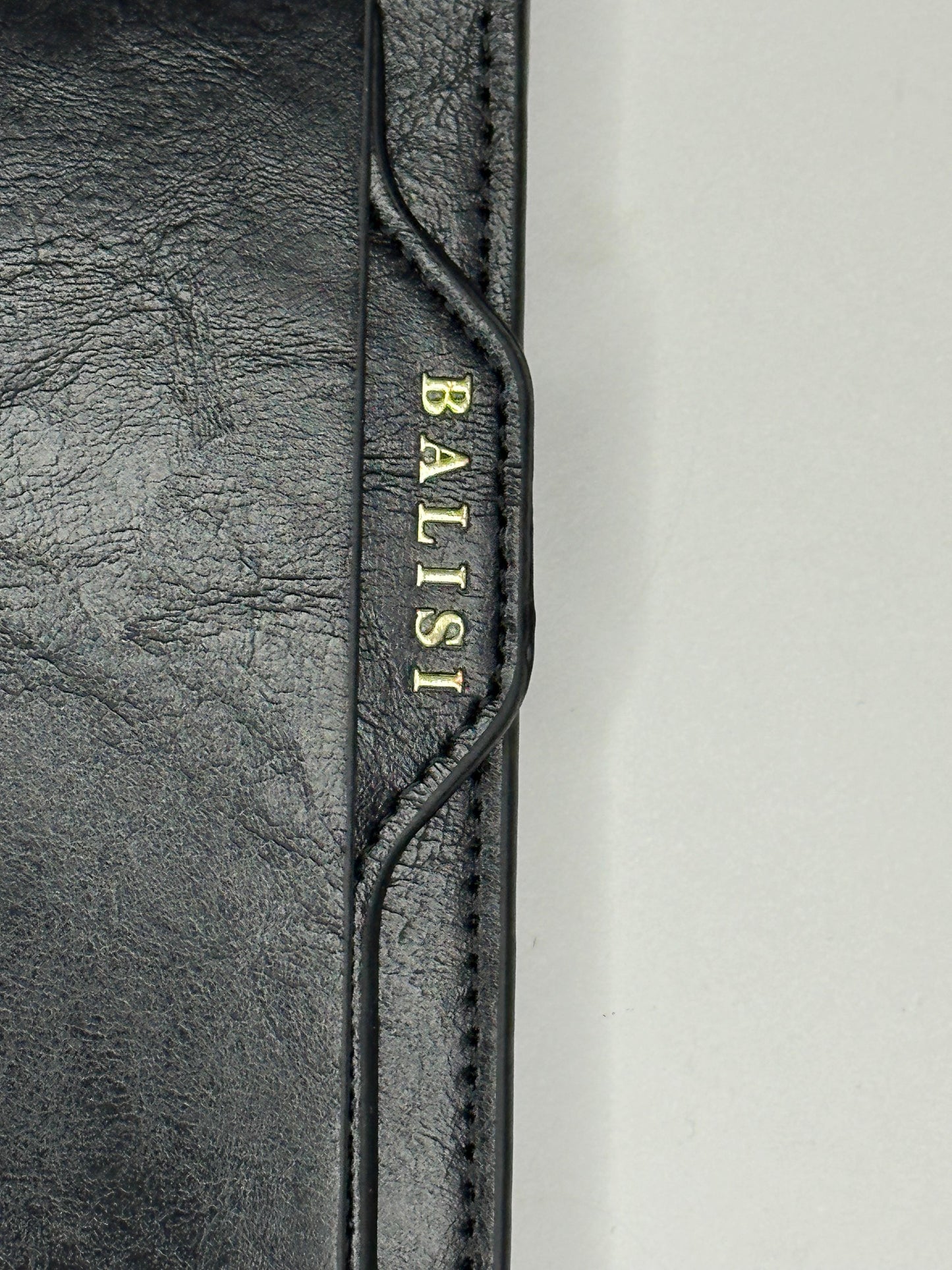 BALISI Orignal Leather Long Wallet Black
